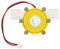 Micro-idro Hydro DC Generatore a Turbina Ad Acqua Generatore di Energia Idroelettrica Micro Generatore F50 Micro-hydro DC Pompa a Flusso D'acqua Turbina Generatore di(F50 5V giallo trasparente)