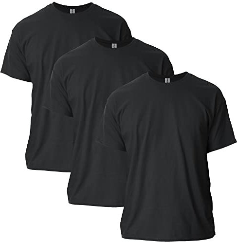 Gildan Unisex T-shirt aus Ultra-baumwolle, Stil G2000 T-Shirt, Schwarz (3er-pack), XL