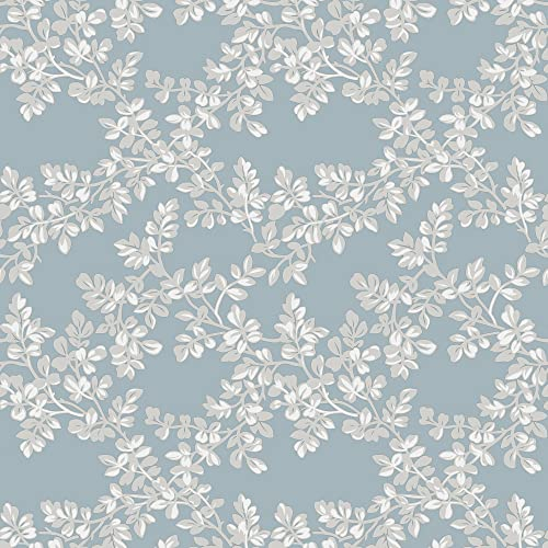 Laura Ashley Burnham Pale Seaspray Vliestapete 10mx52cm | Tapeten Wohnzimmer, Wandverkleidung | Einfach anzubringen und zu EntfernenPale Seaspray 1005 x 52