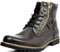 Stivali Stringati Uomo Classici Morbida Antiscivolo Vintage Stivali da Motociclista Combat Comode Moda Esterno Biker Boots 38-48 (Marrone,48)