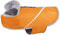 VIVAGLORY Hundemäntel für Kaltes Wetter, Warm Hundefleeceweste Jacke mit Zwei-Wege-Reißverschluss, Hundemantel Haustierjacke mit Fleecefutter für Kleine Haustiere, Orange, XXS
