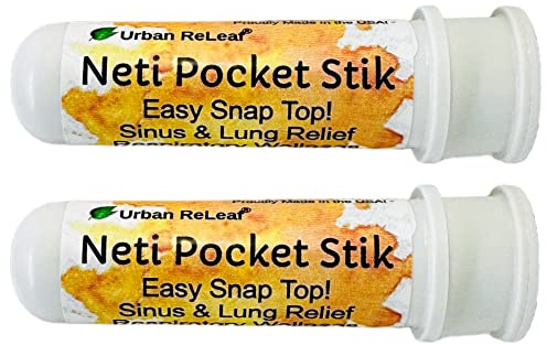 Urban ReLeaf Neti Pocket Stik Nasal Inhalers, Set of 2