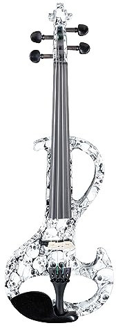 Fame EV-1312 Elektrische Violine, DEAD HEDZ, Ahornkorpus, Ebenholzgriffbrett, Shadow Tonabnehmersystem, inklusive Bogen und Etui