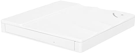 Dpofirs USB 3.0 TYP C Externer Tragbarer DVD-Recorder und CD für Computer und Laptops, Optisches DVD-Hochgeschwindigkeitslaufwerk, Kompatibel mit XP 2003 7 8.1 Vista 1.0 (Weiss)
