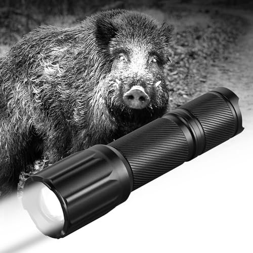ANEKIM IR940nm Infrared Flashlight Zoom Adjustable VCSEL Light Tactical Flashlight with Mute Switch X1PRO-IR-940nm(for Night Vision Fill Light)