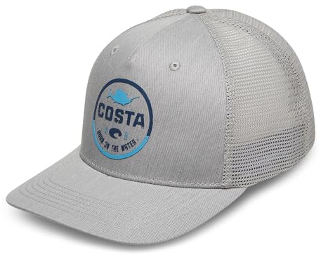 Costa Del Mar Unisex-Erwachsene Insignia Trucker Hat Baseballkappe, Segelgrau, Einheitsgre