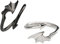 BISONBLUE Ringe Herren Ring Damen Männer Rings Geschenk Ringe im Punk-Stil, Drache, Gothic, böser Vampir, offener Ring, Party-Zubehör, Silber
