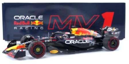 Minichamps 110230101 - Red Bul Racing RB19 Max Verstappen Winner Bahrain GP World Champion 2023 - maßstab 1/18 - Modellauto