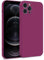 MyGadget Cover per iPhone 12 Pro - Custodia in Silicone Morbido a Doppio Strato – Case con Protezione Fotocamera & Fodera Interna Antigraffio - Bordeaux