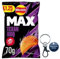 Walkers Max Crisps Snacks 15 x 70g Bags with Key Ring (Texas BBQ)