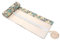 Newellsail Estuche para Lápices de Lona 72 Agujeros Soporte de Rollo de Lápiz de Color Estuche Organizador Lapices Enrollable para Estudiantes Pintores (Estilo de Reloj)
