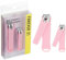 Forever 21 Nail Clippers Set - 2pc Soft Touch Pink Nail Clipper Value Pack, Big & Small Precision Nail Clippers Pack, Essential Manicure & Pedicure Tools