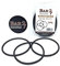 Bar27 Brand 3 Pack Replacement Drive Belts for Chicago Electric Central Machinery ABN Viyuki Rock Tumblers