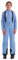 killtec Mädchen Skihose mit abzippbarem Latz und Kantenschutz Girls Skihose 242, Jeansblau, 152, 43402-000