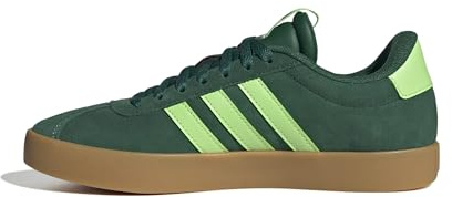 adidas VL Court 3.0 Shoes, Sneaker Donna, Collegiate Green Semi Green Spark Gum 3, 44 EU