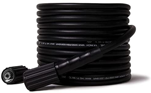 MotorMinds Pressure Washer Hose 10m Length High Tensile PVC Rubber Explosion Proof Water Pipe for Car Washing Garden
