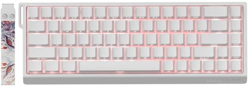 Hyekit x FGG MADLIONS MAD 68 HE RGB 60% filaire Clavier de jeu magnétique avec actionnement réglable, taux de scrutation de 8000 Hz, mode de déclenchement rapide, commutateurs à effet Hall, pour PC