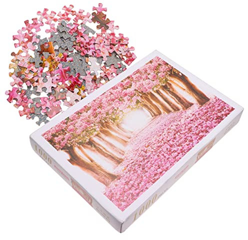 KONTONTY Kirschblüten-ölgemälde 1000-teiliges Puzzle Für Erwachsene Das Herausfordernd Und Unterhaltsam Ist