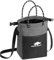 Rhino Valley Magnesiabeutel, kein Leck magnetische Klettern Chalk Bag mit Griff, Klettern Chalk Bucket Gear mit verstellbaren Gürtel Reißverschlusstaschen für Fitness, Gewichtheben, Grau/Schwarz