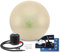 VITALWORXX Gymnastikball für Schwangere, extrem stabil, Sitzball Yogaball Pezziball mit Pumpe, mit Übungen für Schwangerschaft, Geburt, Gesundheit, (beige, 65)