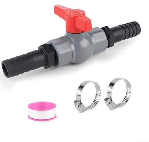 Kugelhahn mit Schlauchanschluss Absperrventil für Poolbewässerung 1 Zoll 1 1/10.2 cm