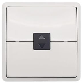 Boîtier Émetteur Mural Vide CRG ASS Bubendorff – Télécommande Murale Gris – Compatible TRADI, MONO, BLOC ID (2007+) – Remplacement Coque pour Télécommande Moteur Volet Roulant Bubendorff
