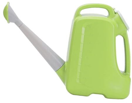 MagiDeal Gießkanne mit Langer Düse für Pflanzen, 5L Gartengießkanne mit Abnehmbarer Brause für Haus & Garten, Grün, 43 cm x 32 cm