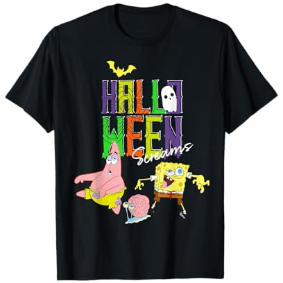 Sponge Bob - Schwammkopf Halloween Monster T-Shirt