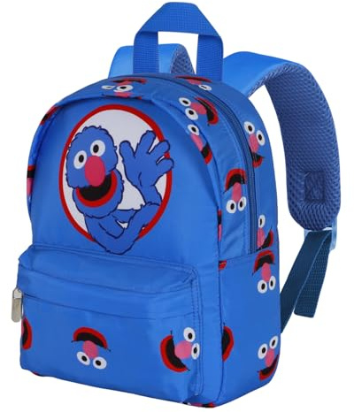 KARACTERMANIA Sesame Street Super Grover 2.0 Hello-Joy Preschool Backpack, Blue, 22 x 27 cm, Capacity 5 L