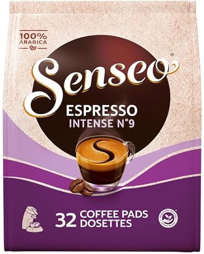 SENSEO Dosettes de café espresso intense N°9 222 g