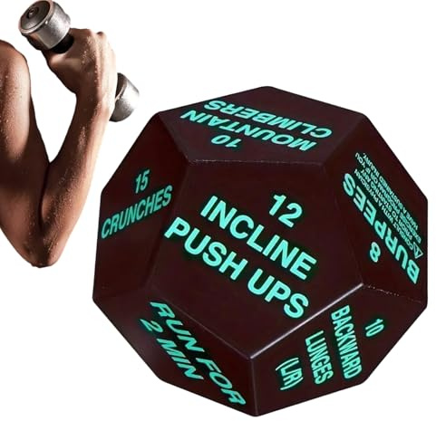 Fitness Würfel 12-Seitiger Spaßiger Fitness-Würfel