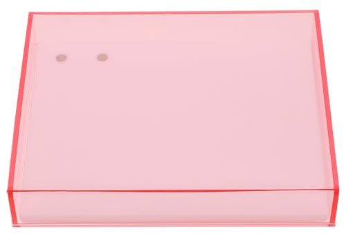 PRETYZOOM Portable Acrylic Eyelash Storage Case Lightweight False Eyelashes Travel Box Easy Open Close Makeup Organizer for Women Purse Cosmetic Bag