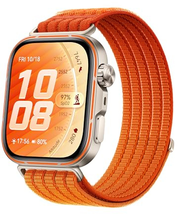 HUAWEI WATCH FIT 5 Pro Smartwatch, GPS, ECG, Pagamento NFC, Arancione