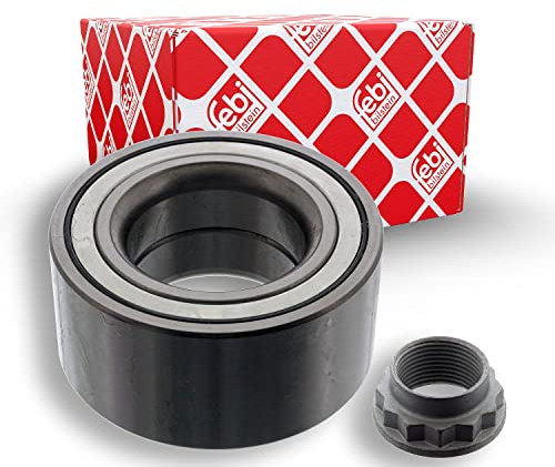 febi bilstein 05578 Radlagersatz mit Achsmutter, 1 Stück | Kompatibel mit: MERCEDES-BENZ 124 Cabriolet, 124 Coupe, 124 Stufenheck, 190, C-CLASS, C-CLASS T-Model, CLK, CLK
