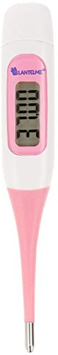 Lantelme Fieberthermometer Digital – Schnelles und genaues Ablesen mit wasserdichter, flexibler Spitze – Fieberalarm für präzise Messungen, ideal für Kinder und Erwachsene