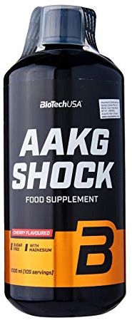 BioTech USA AAKG Shock (6000) 1000ml Cherry, 1er Pack (1 x 1 l)
