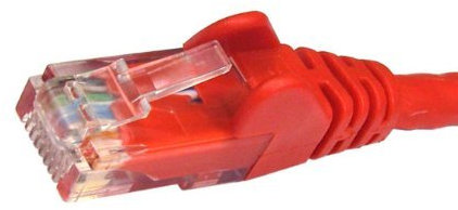 World of Data 3m RED CAT5E (enhanced) Network Cable - Ethernet - LAN - Patch - Internet - Broadband - Router - Hub - Modem -10/100