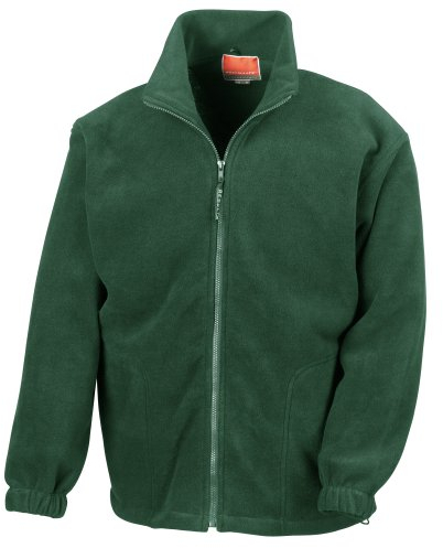 Result Mens Full Zip Active Fleece Anti Pilling Jacket (XL) (Forest Green)