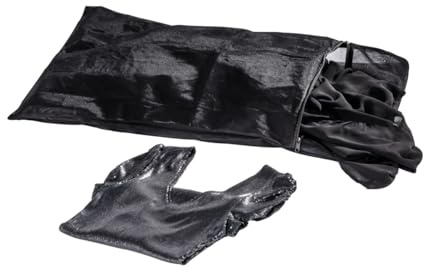 WENKO Wäschenetz Schwarz, Polyester, 50 x 70 cm, Schwarz