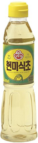 Ottogi Lot de 6 bouteilles de vinaigre de riz Marron 500 ml