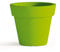 TKM Pot de Fleurs Begonia avec soucoupe en résine Rond H45 Vert Ø 50Cm