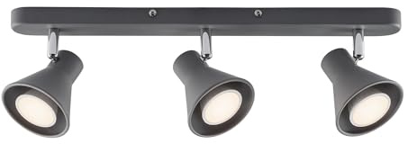 Nordlux Eik Spot Light Grey Metal Hallway GU10 Mains
