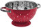 Passoire - 33 x 16 cm - Inox - Rouge