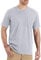 Carhartt Men's Relaxed Fit Heavyweight Short-Sleeve K87 Pocket T-Shirt, Heather Grey, XXL