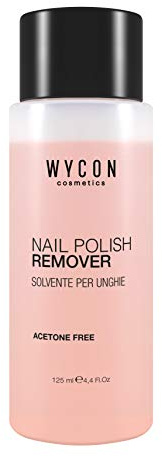 WYCON cosmetics NAIL POLISH REMOVER solvente leva smalto delicato per eliminare efficacemente le tracce di smalto sulle unghie