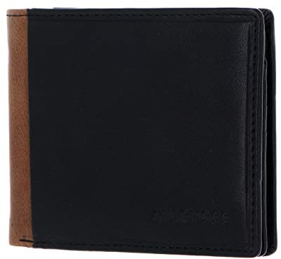 Chiemsee Houston RFID Wallet with Flap Black/Cognac