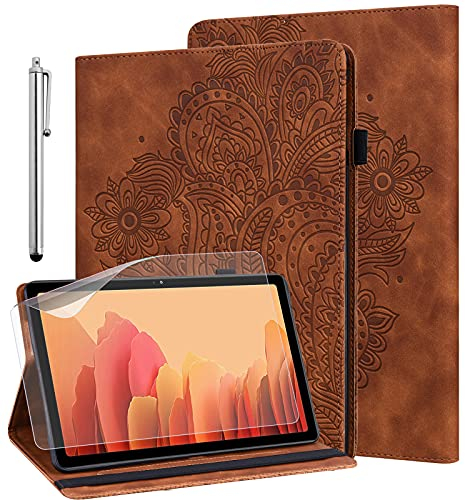 GLANDOTU Coque pour Xiaomi Pad 5/Xiaomi Pad 5 Pro 11 2021, Flip Cover avec Support et Fente pour Carte étui en Cuir Coque pour Xiaomi Pad 5/Xiaomi Pad 5 Pro 11 2021 Coque(Marron)
