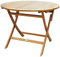 SAM Gartentisch Jasper, Akazienholz massiv & geölt, runder Klapptisch 90x90 cm, Holztisch für Balkon, Terrasse, Wintergarten oder Garten, Balkontisch aus Massivholz
