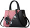 DORRISO Sac à Main Femmes Bandoulière Sac Mode Mignonne Broderie Crossbody Bag Travailler Voyage Décontracté Quotidien élégant Femmes Cuir PU Sac à Main Rose A