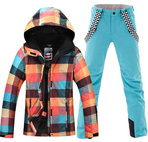 HOTIAN Damen Gz Skianzüge (2er Pack)